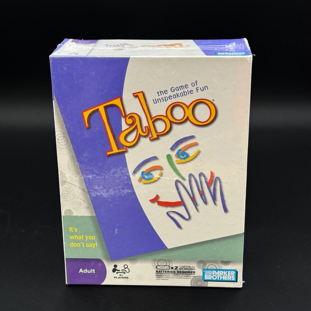 Parker Brothers Taboo Card Game of Unspeakable Fun Adult NEW